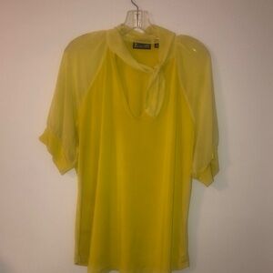 7th Avenue Yellow Blouse